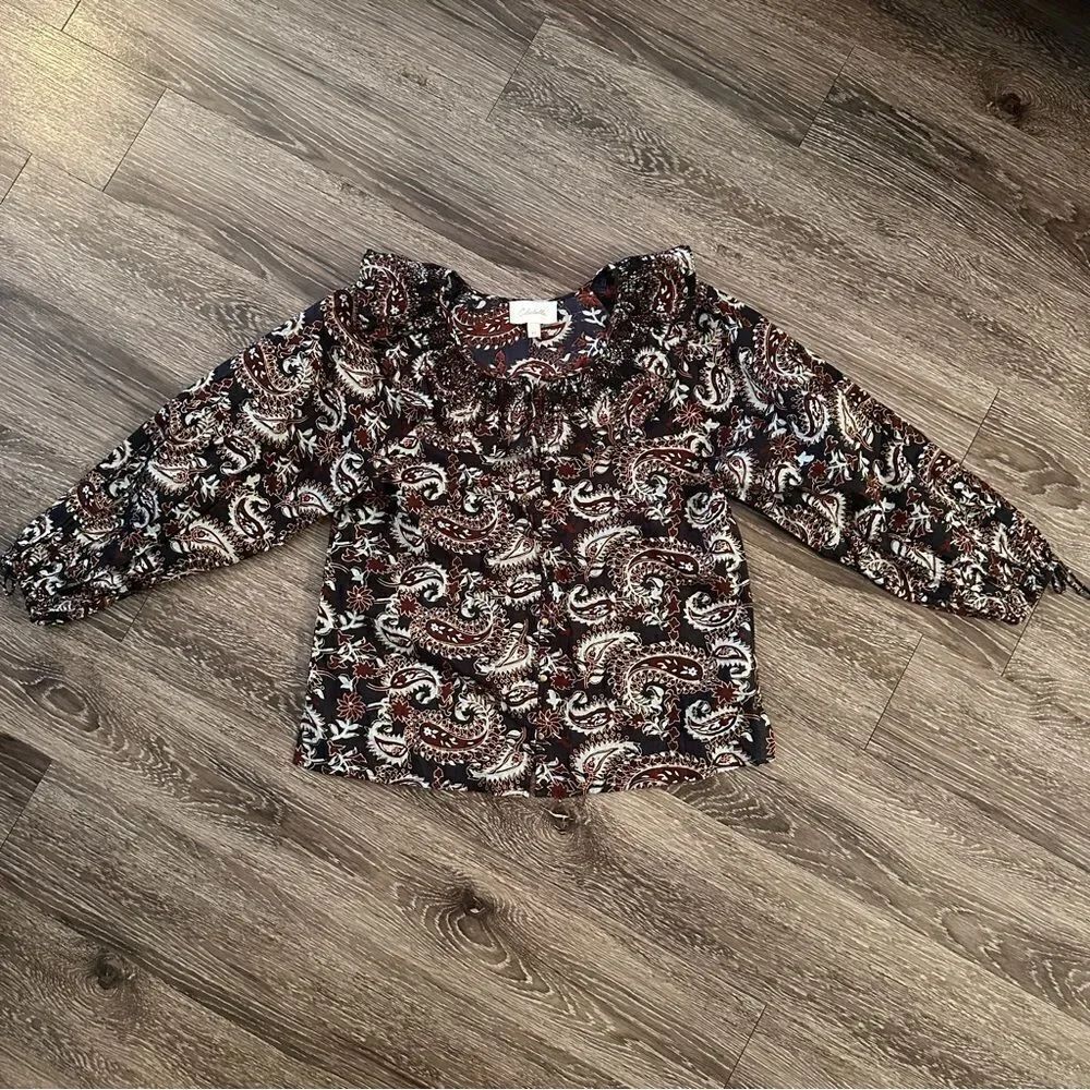 Cleobella Jillian Blouse Avalon Block New